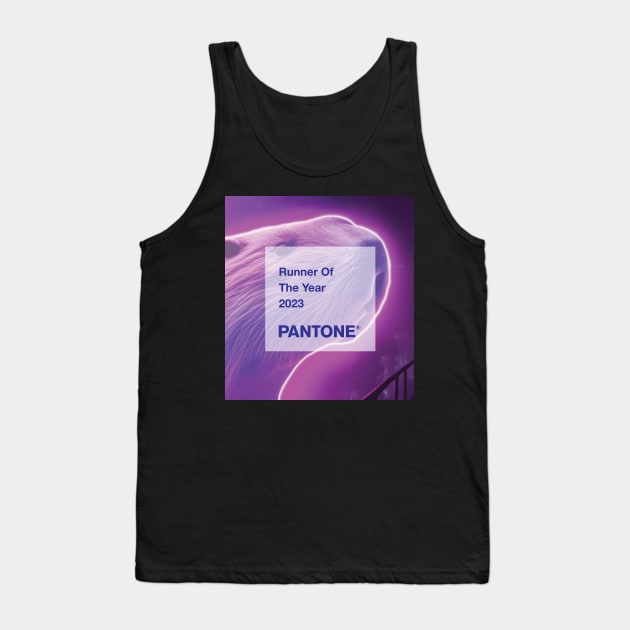 Pantone Runner of the year, Capyrunner Tank Top by theartistmusician